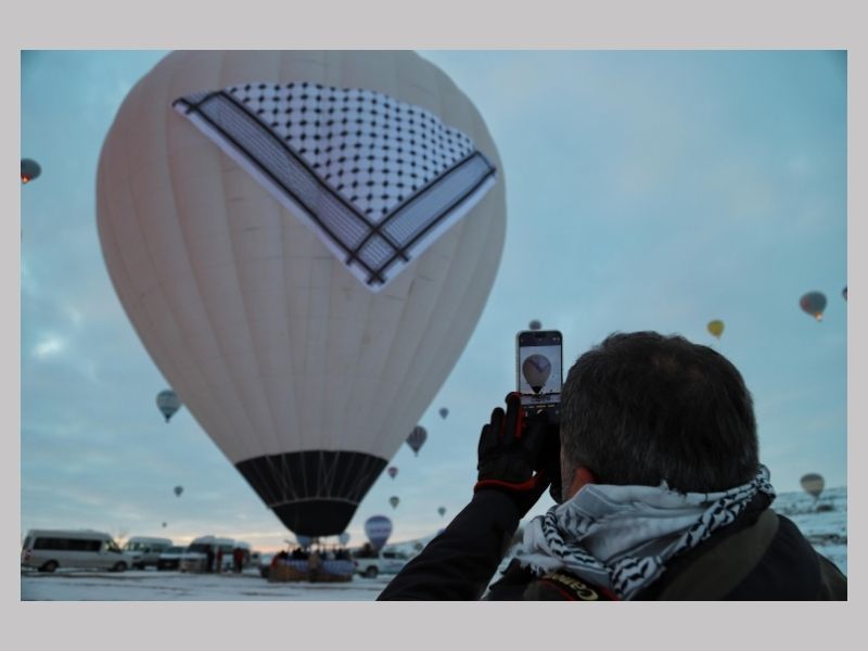 Kapadokya'da "Barış Balonu"