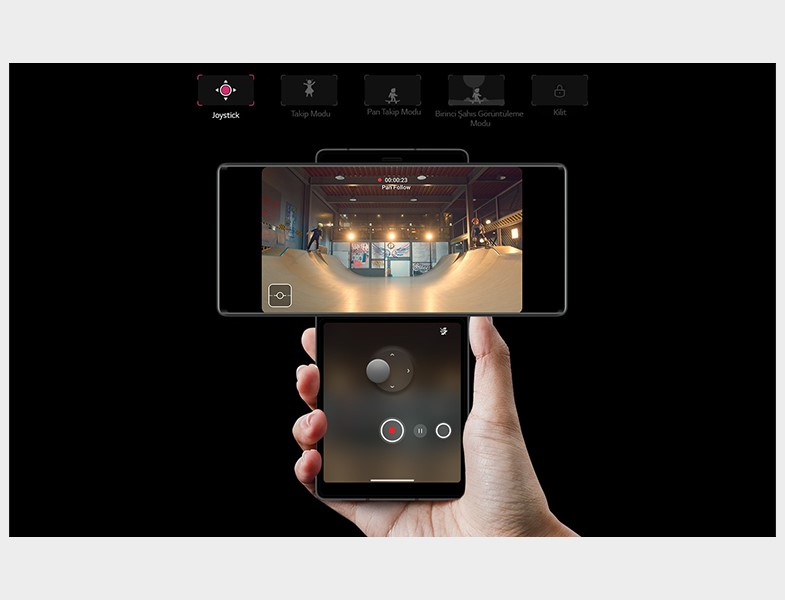 Gimbal Kamera Özelliği LG WING ile Mobil Cihazlara Taşındı