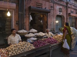 A Vegetable Market In Jodhpur