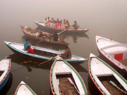 Early Mornimng Scenes On The Ganges At Varanasi 3