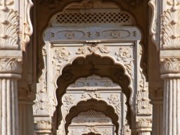 Jodhpur The Royal Cenotaph Columns 6