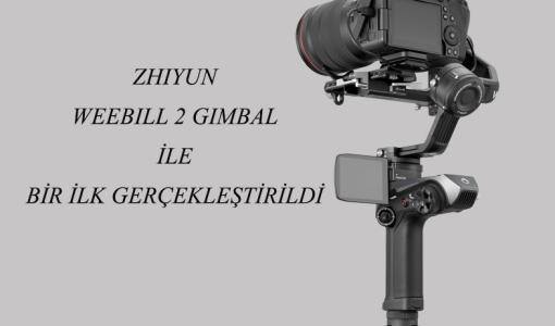 ZHIYUN WEEBILL 2 Gimbal, Flip-Out Dokunmatik Ekran Komuta Merkezi ile Endüstride Bir İlki Gerçekleştirdi